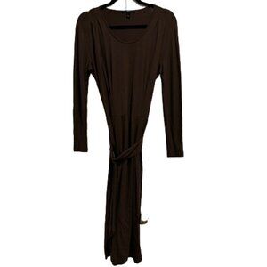 BOSS by Hugo Boss Long Sleeve Brown Dress Women’s Size XS